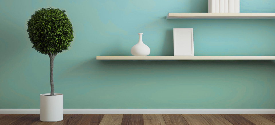 Blue Painted Wall